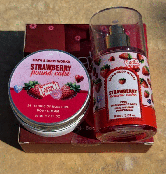 the body shop strawberry pound cake
